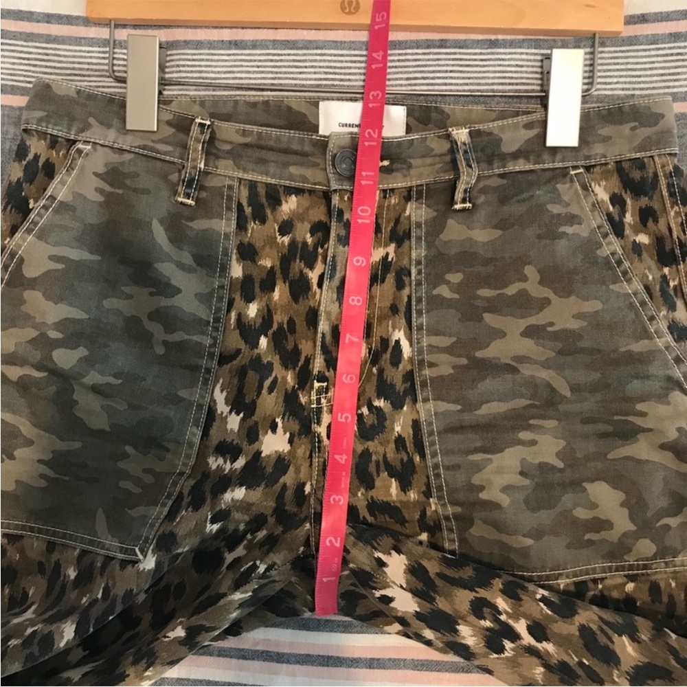 CURRENT/ELLIOT Camo Leopard Cropped Ankle Pants - Picture 14 of 14